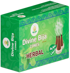 Divine Bija Incense Dhoop Cones | Herbal | Id176 #176/466