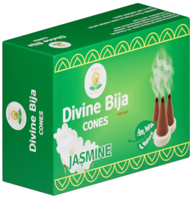 Divine Bija Incense Dhoop Cones | Jasmine | Id177 #177/466