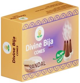 Divine Bija Incense Dhoop Cones | Sandal | Id181 #181/466