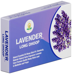Divine Bija Long Dhoop Incense Sticks | Lavender | Id214 #214/466