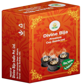 Divine Bija Premium Cup Sambrani | Loban Id258 #258/466