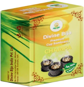 Divine Bija Premium Cup Sambrani Champa Id259 #259/466
