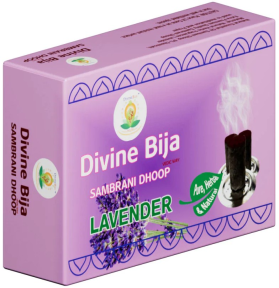 Divine Bija Sambrani Dhoop Stems | Lavender Id288 #288/466
