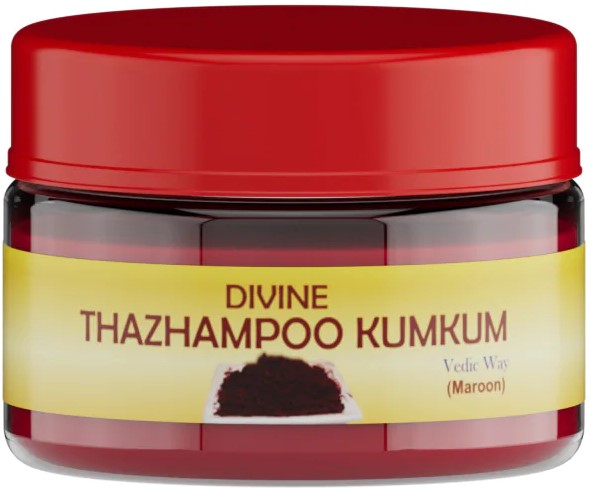 Divine Bija Thazhampoo Kumkum Powder (Maroon) Divine Bija India Pvt Ltd | A story of motivation, passion and unconditional commitment