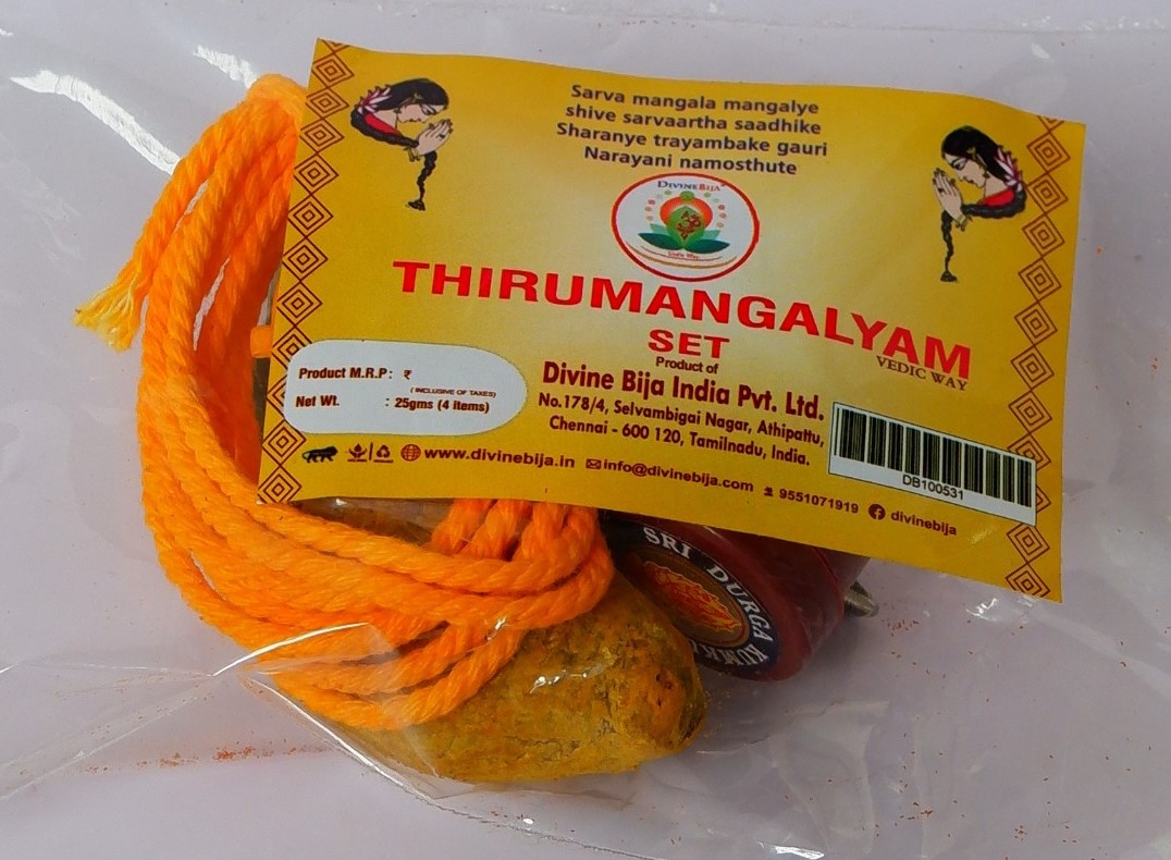 Divine Bija Thirumangalyam Set Divine Bija India Pvt Ltd | A story of motivation, passion and unconditional commitment