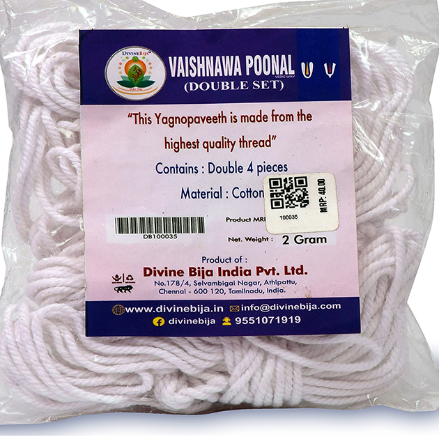 Divine Bija Vaishnawa | Iyangar Poonal Double Set Divine Bija India Pvt Ltd | A story of motivation, passion and unconditional commitment