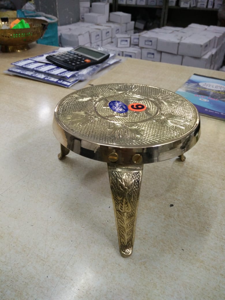 Divine Bija Brass Mukkali / Peedam / Chowki Divine Bija India Pvt Ltd | A story of motivation, passion and unconditional commitment