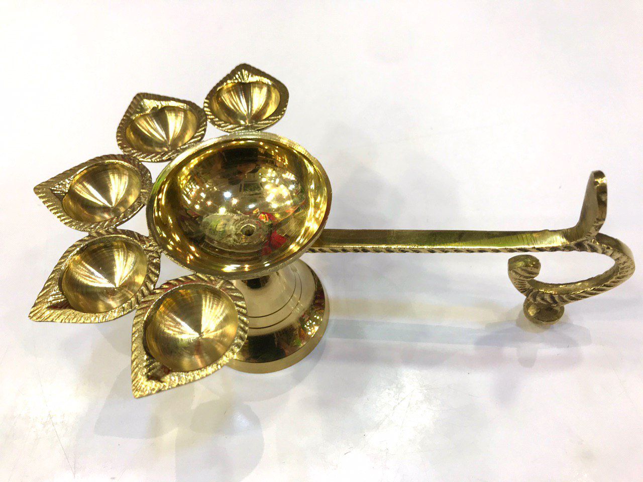 Divine Bija Brass Punch Aarathi / Five Face Lamp Divine Bija India Pvt Ltd | A story of motivation, passion and unconditional commitment