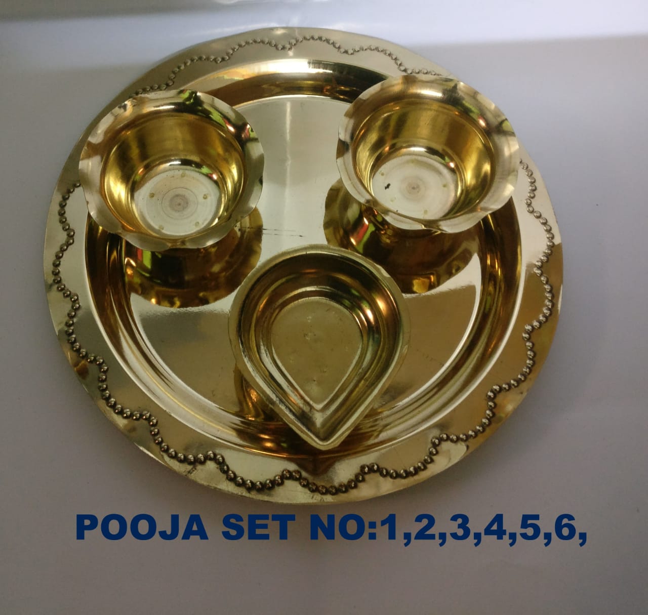 Divine Bija Brass Round Plate Pooja Set Divine Bija India Pvt Ltd | A story of motivation, passion and unconditional commitment